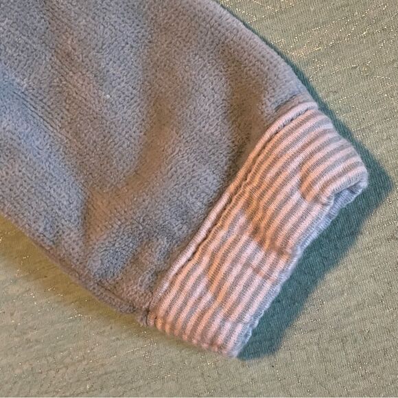 Carter’s 0-9 mo little Frog soft terry bathrobe light blue with hood NWOT - Picture 3 of 10